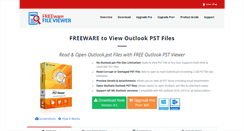 Desktop Screenshot of outlookpstviewer.com