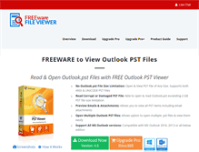 Tablet Screenshot of outlookpstviewer.com